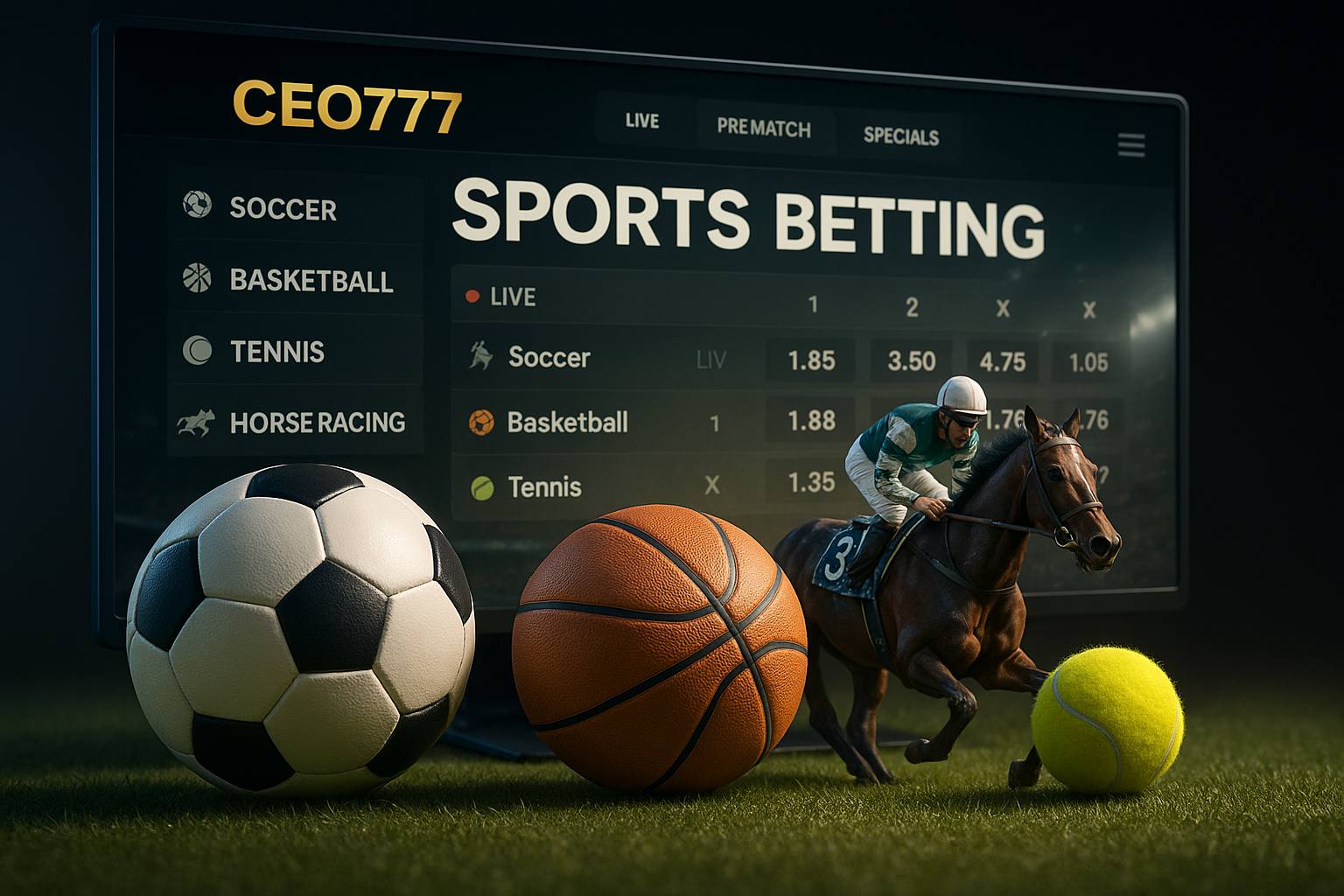 Apostas esportivas no cassino online CEO777